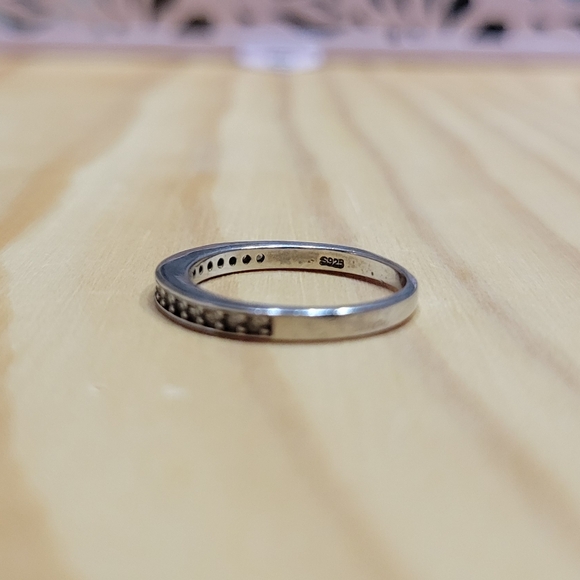 Eternity Silver Stackable Ring GUC - Picture 9 of 10